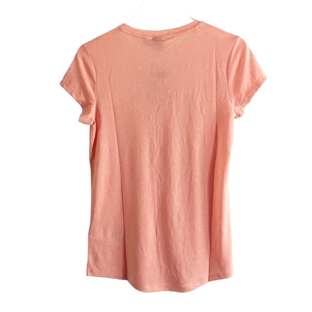 Puma V-Neck Dry Cell Short Sleeve Tee Apricot Blush Small NWT - Picture 7 of 7